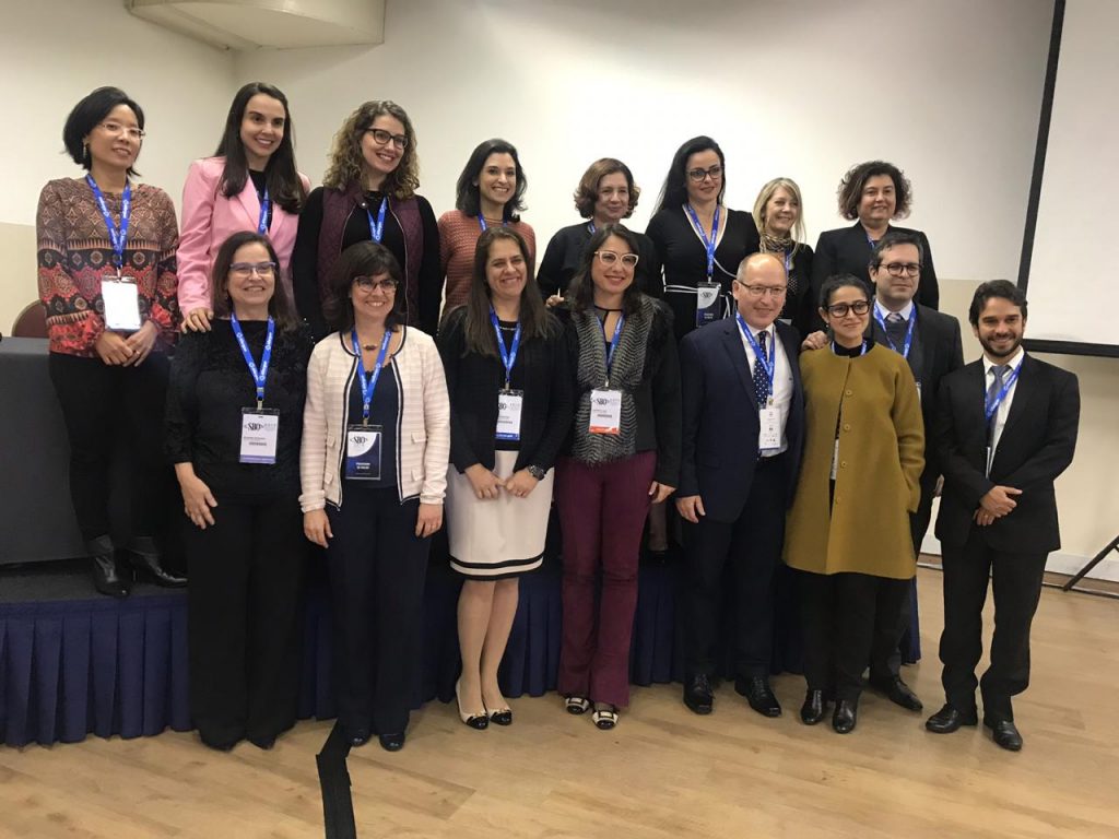 #PraCegoVer foto dos palestrantes na Sessão Genética Ocular