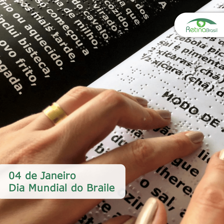 #PraCegoVer imagem ilustrativa de uma pessoa lendo uma receita. O papel tem a impressão Braile e as letras ampliadas.