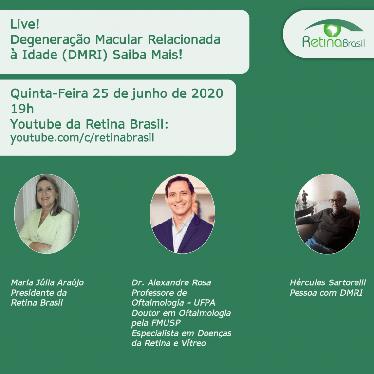 #PraCegoVer #PraTodosVerem imagem de divulgação com as informações escritas abaixo. Na imagem há também as fotos dos partiicpantes da Live.