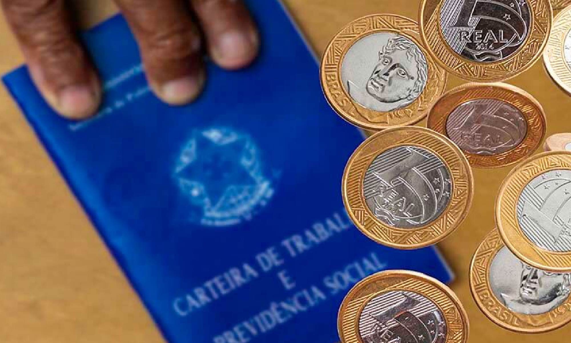 imagem de uma mão com uma carteira de trabalho e moedas ao lado. Está escrito: "Amparo Assistencial - LOAS" #direitospcd e há a logo da Retina Brasil